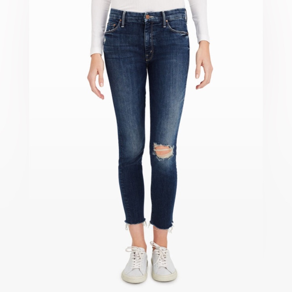 Mother Looker Ankle Fray